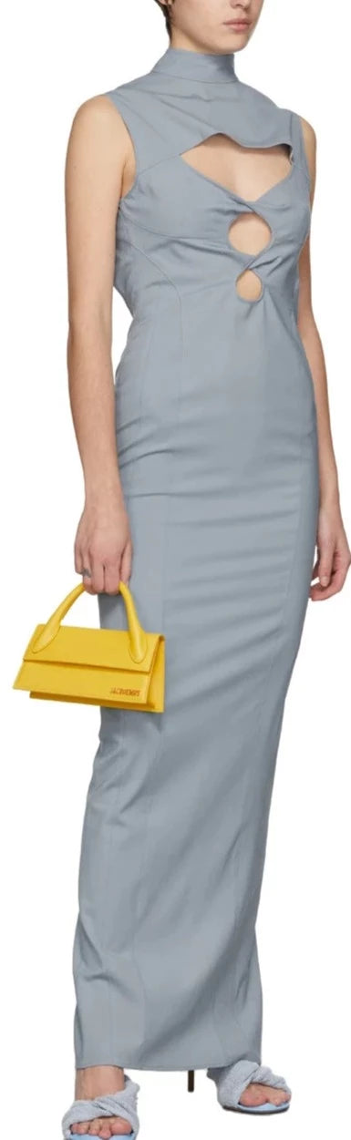 JACQUEMUS LA MONTAGNE "LE CHIQUITO LONG" BAG YELLOW