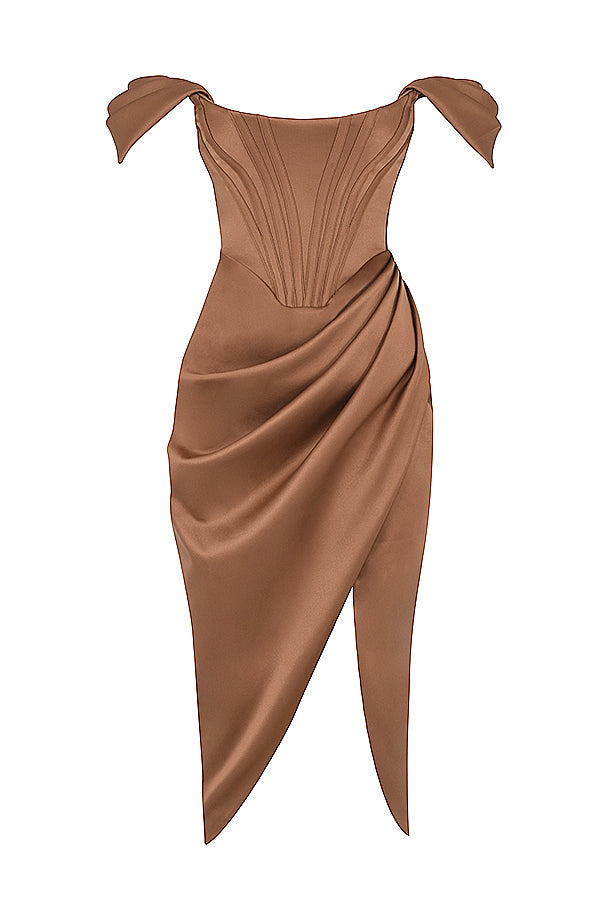 HOUSE OF CB LORETTA OFF THE SHOULDER DRESS TheLuxeLend HOUSE OF CB LORETTA OFF THE SHOULDER DRESS TheLuxeLend