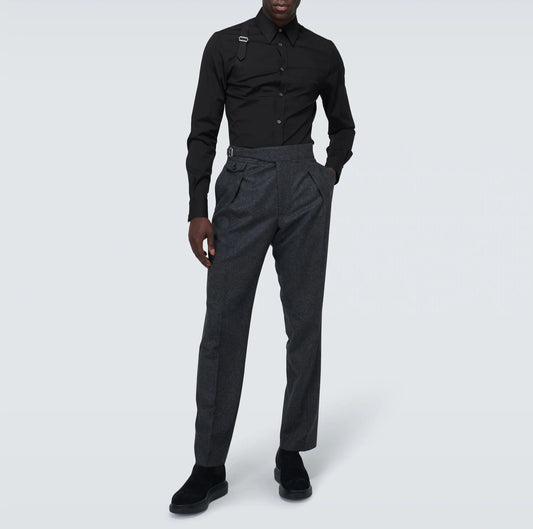 ALEXANDER MCQUEEN COTTON HARNESS SHIRT