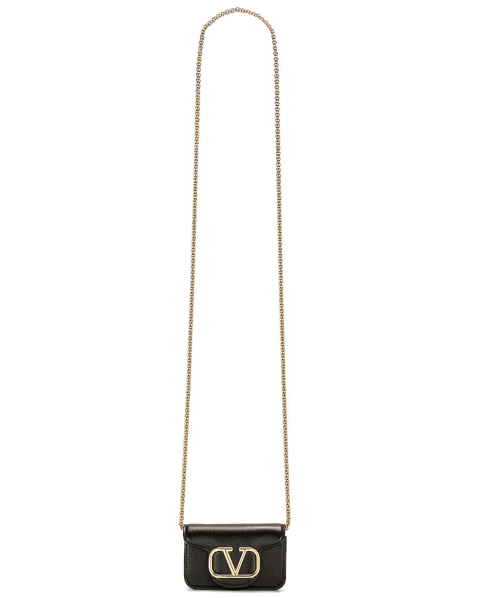 VALENTINO LOCÒ MICRO SHOULDER BAG IN CALFSKIN