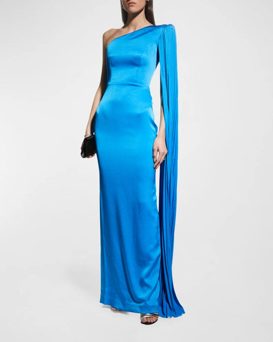 ALEX PERRY MARNEL ONE SHOULDER GOWN CLOTHING RENTAL