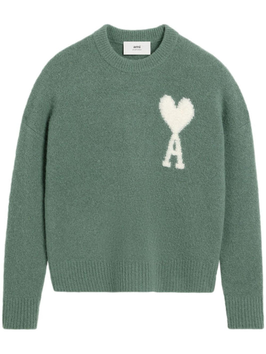 AMI PARIS AMI DE COEUR WOOL SWEATER