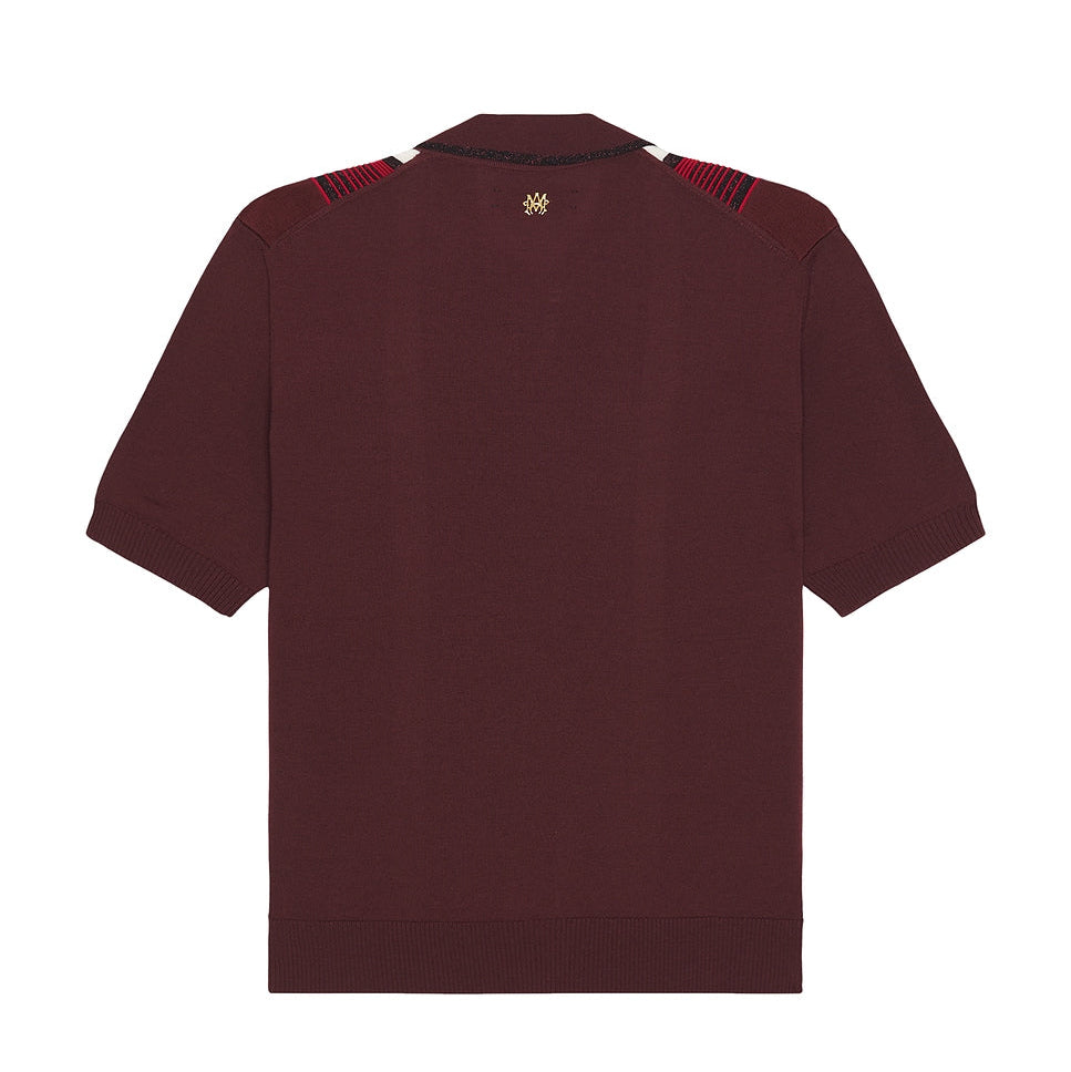 AMIRI EMBELLISHED STRIPED WOOL SHIRT