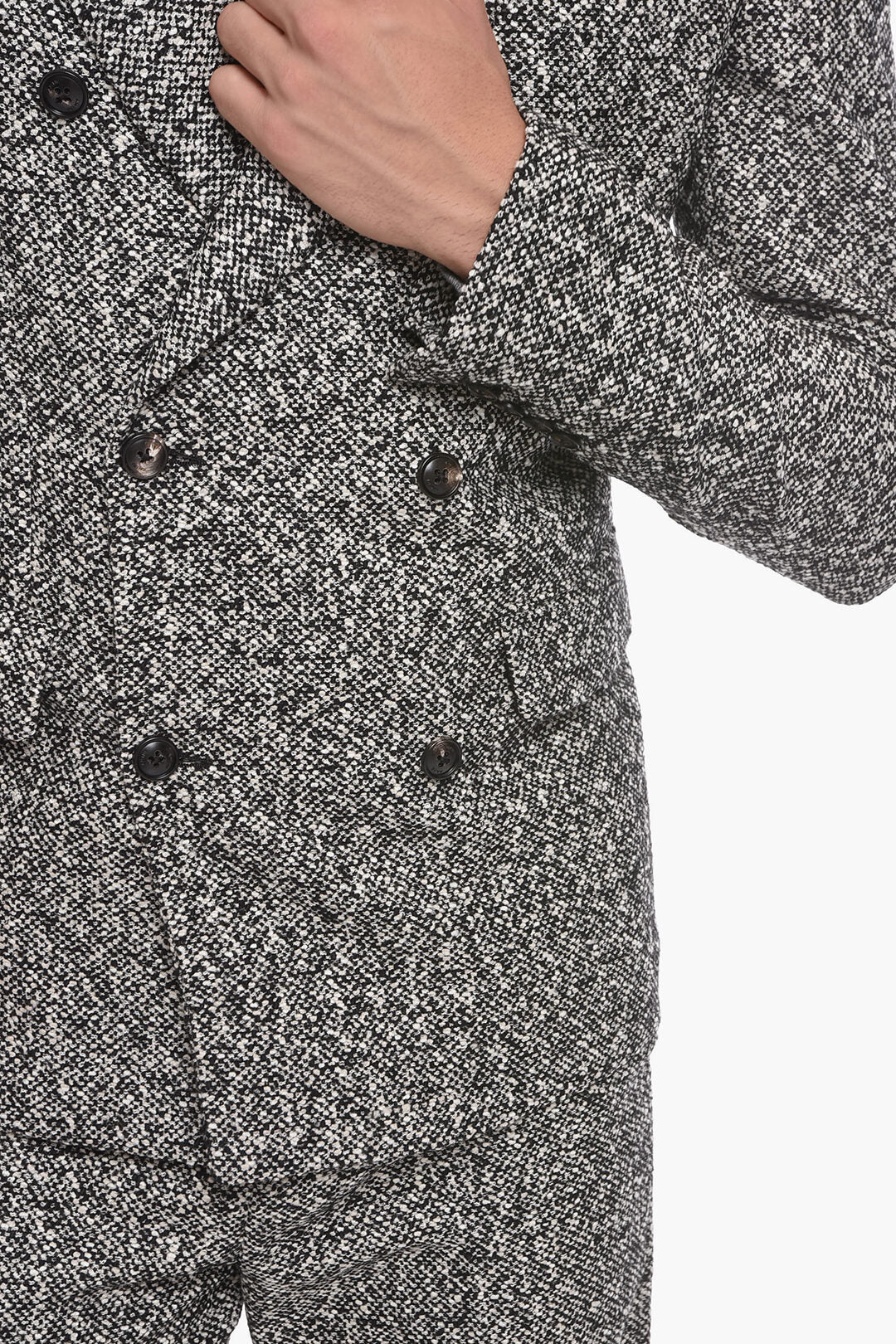 AMIRI WOOL DOUBLE-BREASTED BLAZER