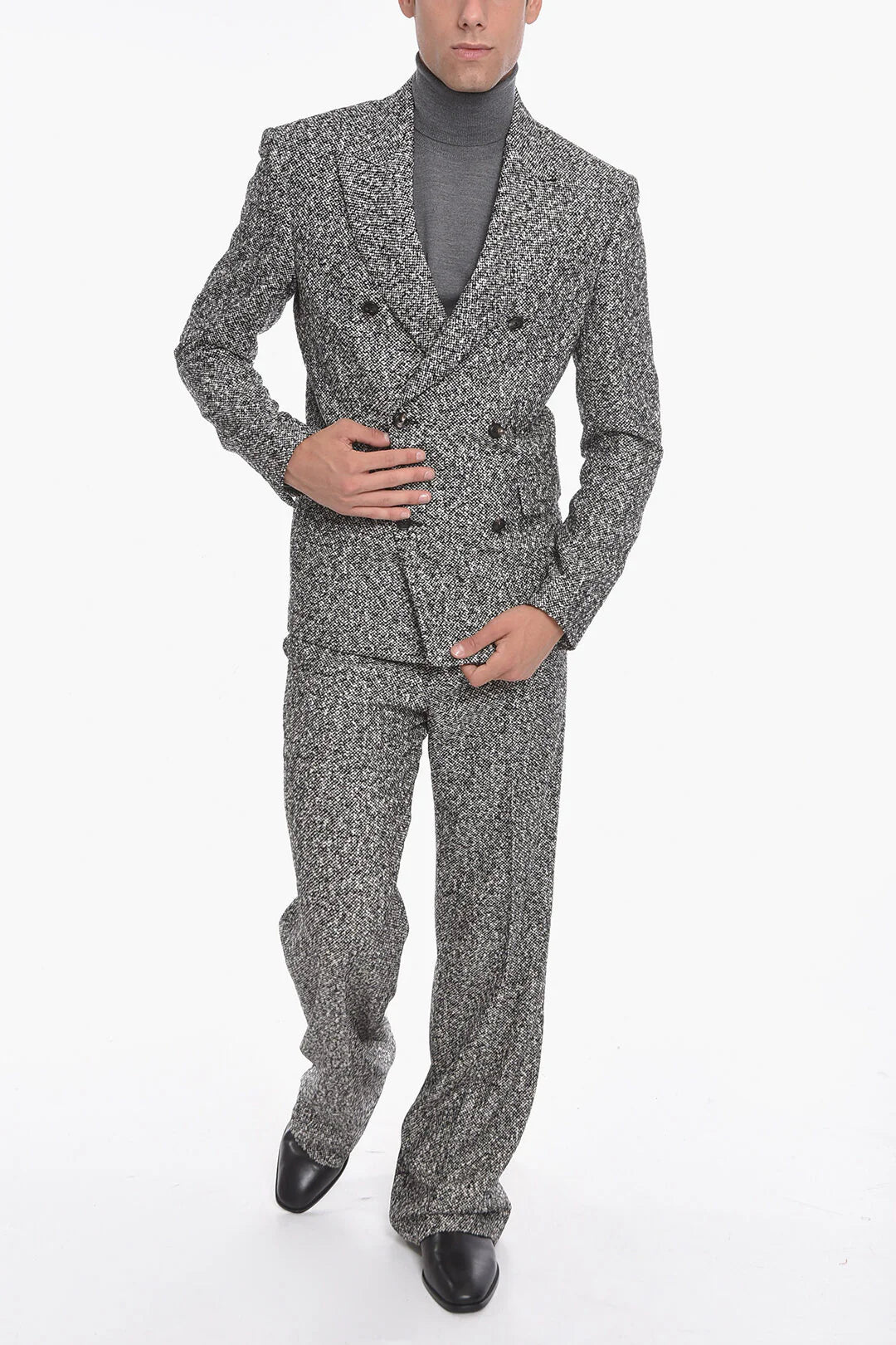 AMIRI WOOL DOUBLE-BREASTED BLAZER