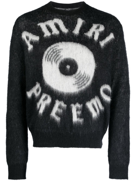 AMIRI BRUSHED EFFECT SWEATER