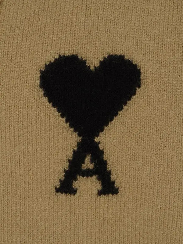 AMI PARIS WOOL CARDIGAN