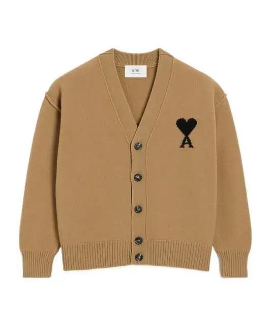 AMI PARIS WOOL CARDIGAN