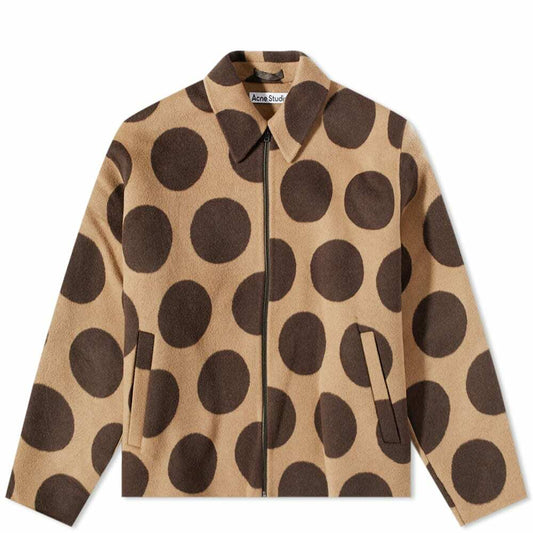ACNE STUDIOS DOVERIO DOUBLE POLKA DOT JACKET