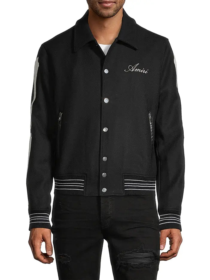 AMIRI BONES VARSITY JACKET