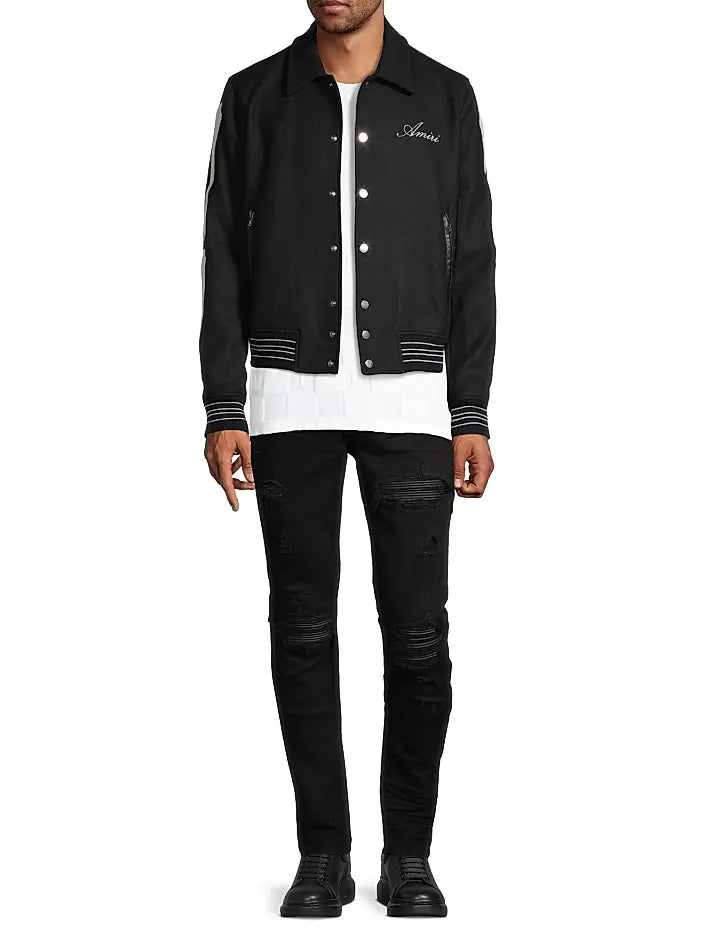 AMIRI BONES VARSITY JACKET