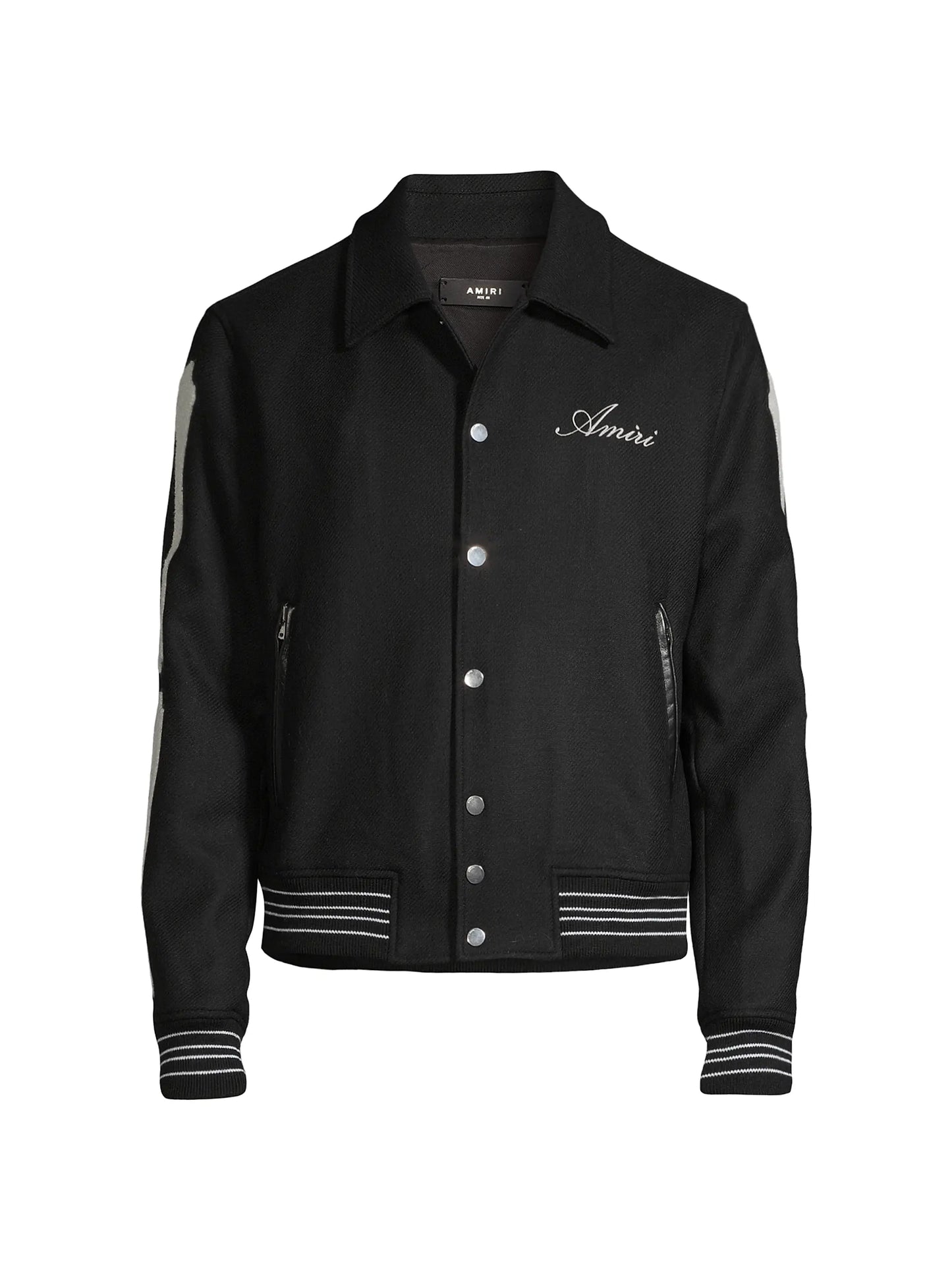 AMIRI BONES VARSITY JACKET – TheLuxeLend AMIRI BONES VARSITY JACKET – TheLuxeLend