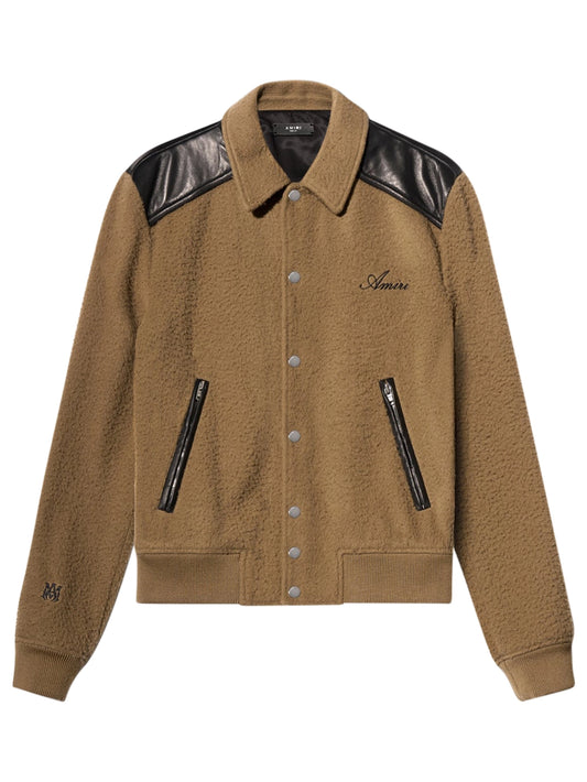 AMIRI BROWN WESTERN VARSITY JACKET