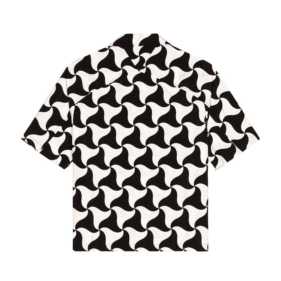 BOTTEGA VENETA PRINTED SHORT SLEEVE SHIRT