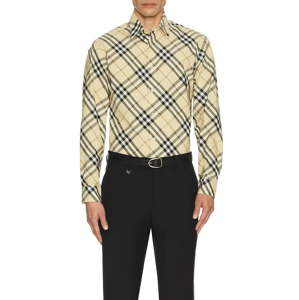 BURBERRY LONG SLEEVE CHECK SHIRT