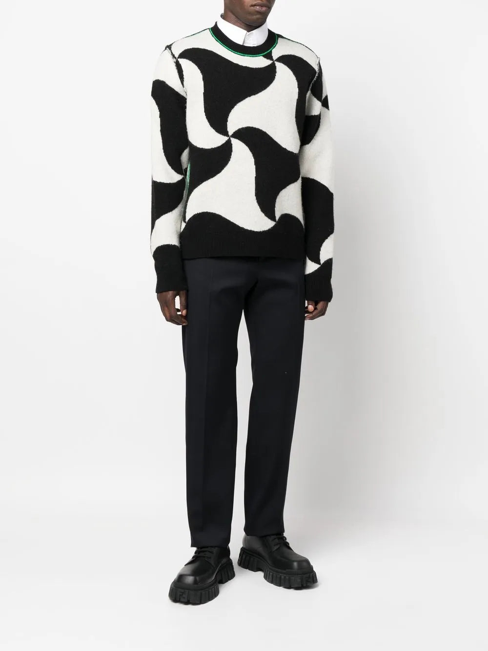 BOTTEGA VENETA PATTERNED PULLOVER