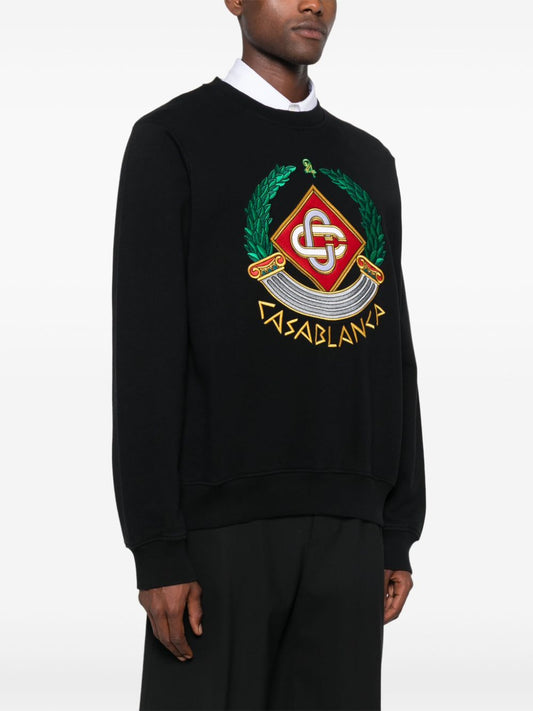 CASABLANCA CASA CRES-EMBROIDERED SWEATSHIRT