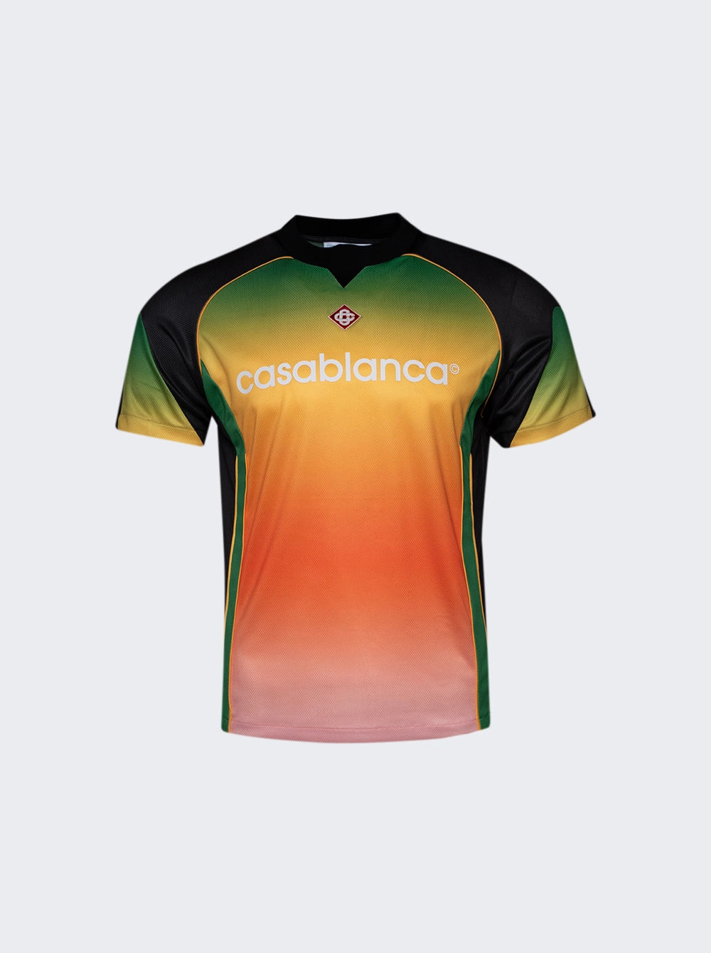 CASABLANCA GRADIENT FOOTBALL SHIRT TheLuxeLend casablanca-gradient-football-shirt-theluxelend
