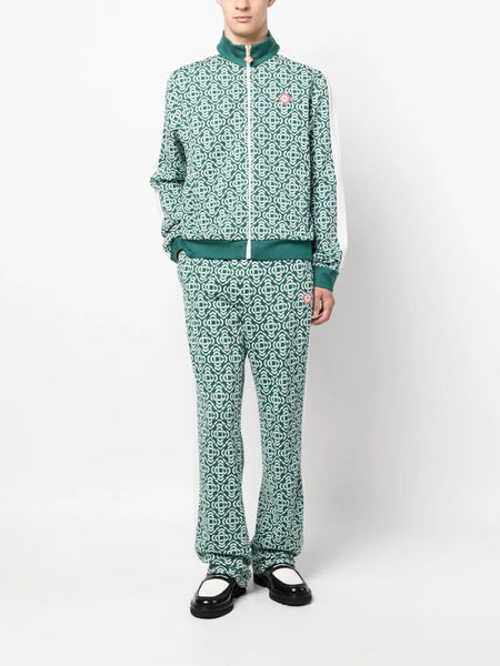 【希少】CASABLANCA PAR AVION TRACK JACKET Casablanca Men's Par Avion Track Jacket in White Casablanca