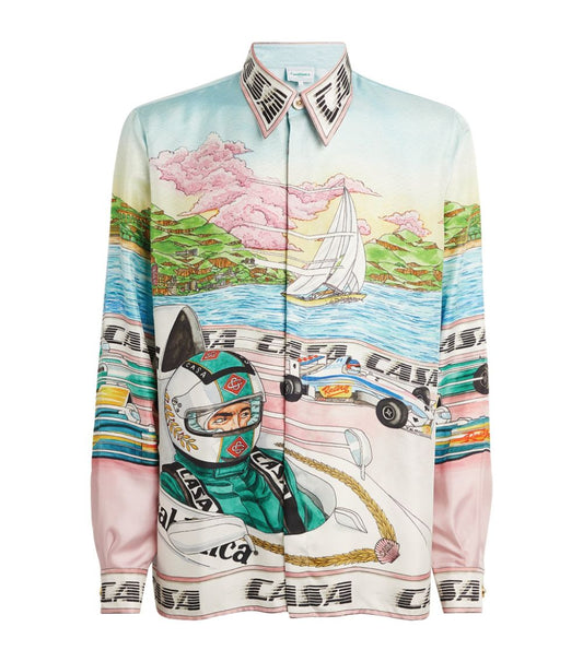 CASABLANCA Silk Art of Racing Shirt
