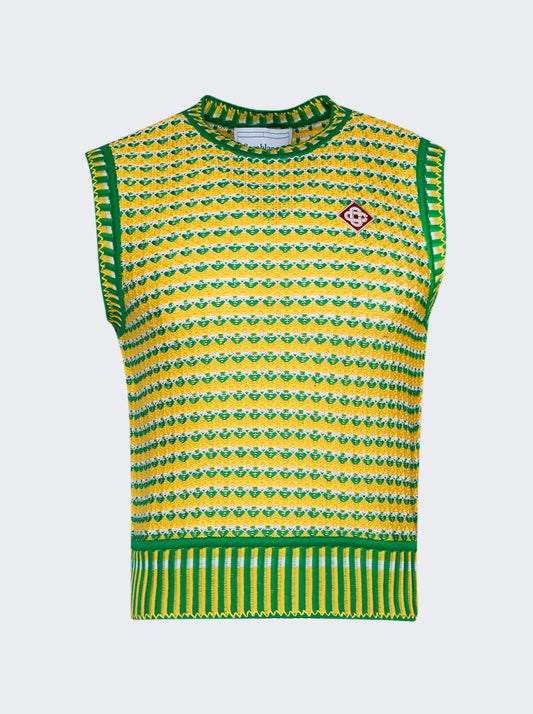 CASABLANCA ZIG-ZAG KNITTED