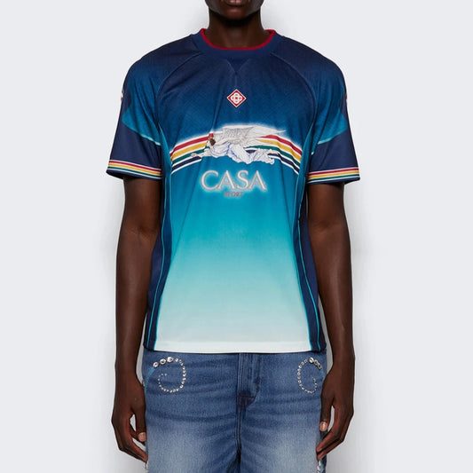 CASABLANCA FOOTBALL T-SHIRT