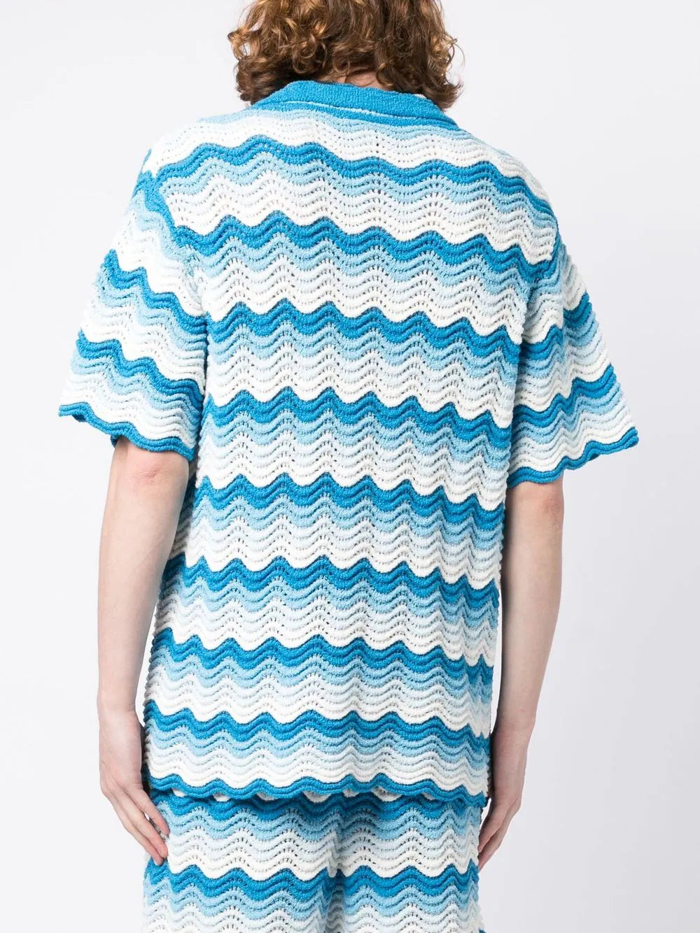 CASABLANCA KNIT WAVES SHIRT