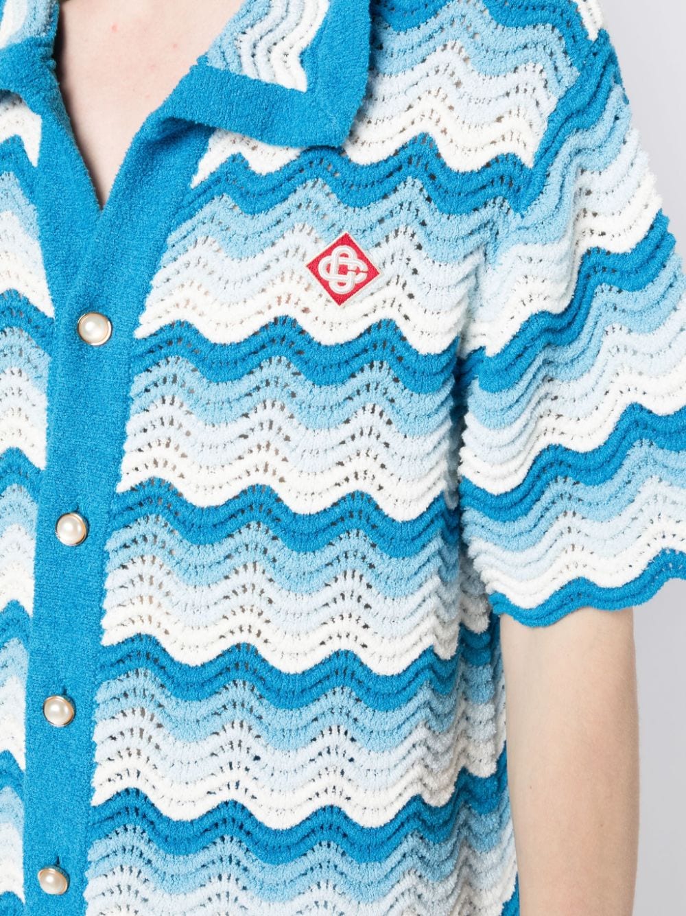 CASABLANCA KNIT WAVES SHIRT