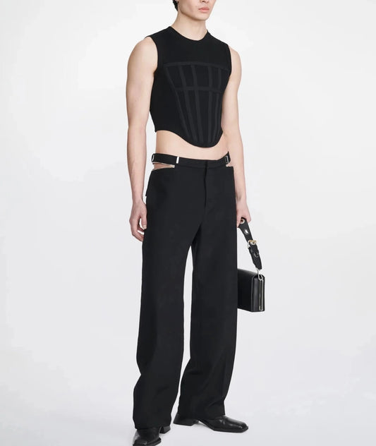 DION LEE RIB CORSET TANK