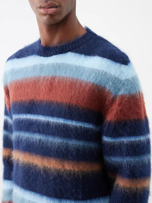 ETRO STRIPED MOHAIR BLEND SWEATER