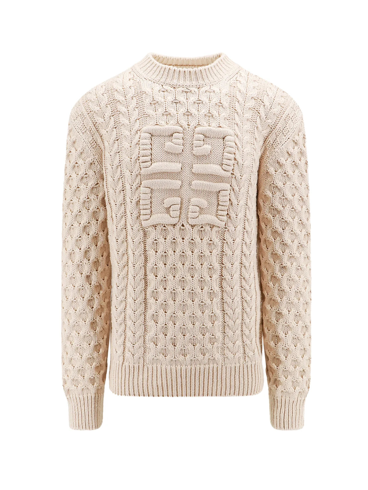 GIVENCHY 4G CABLE KNIT SWEATER