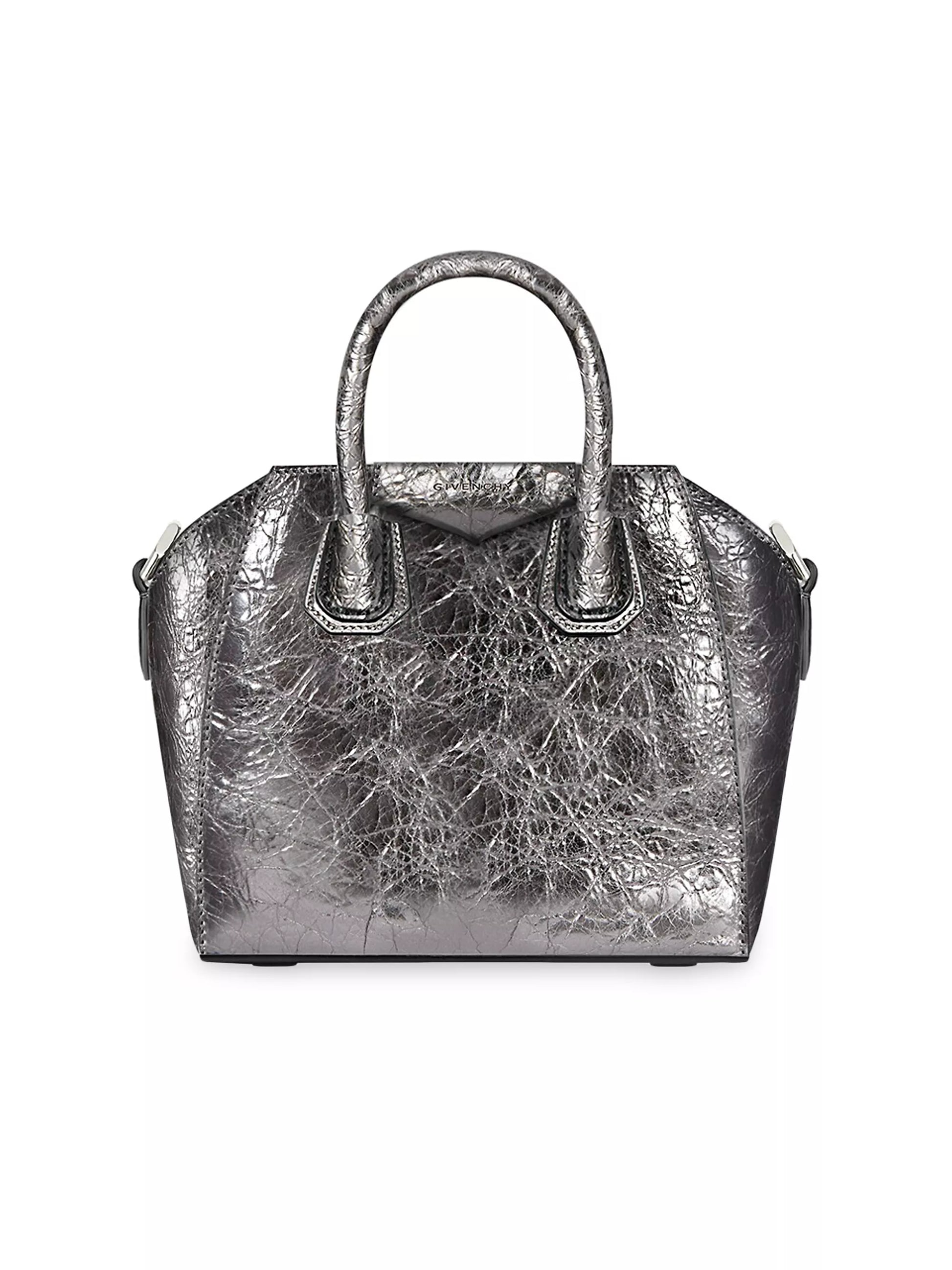Givenchy Taupe Mini Antigona Bag in Brown | Lyst