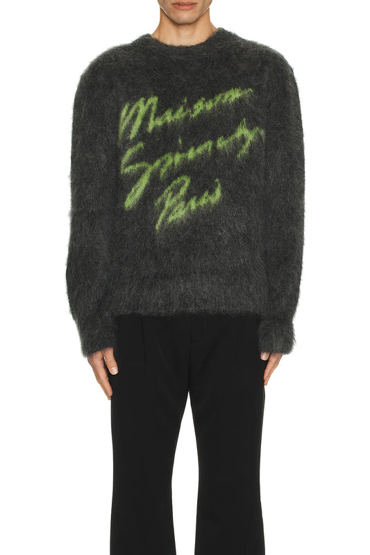 GIVENCHY MOHAIR CREW NECK SWEATER