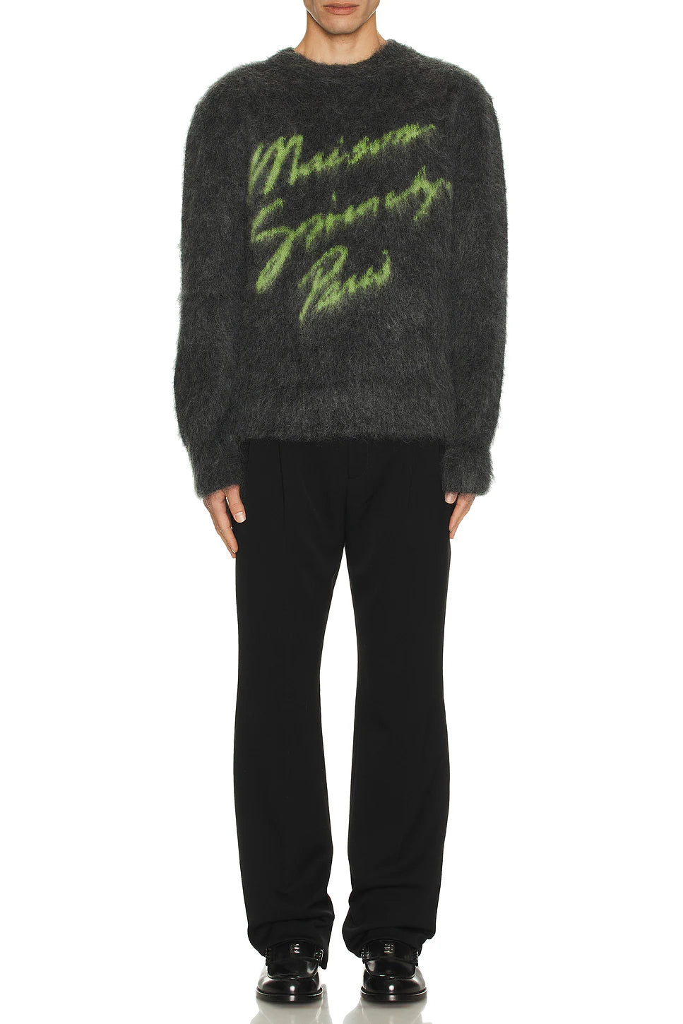 GIVENCHY MOHAIR CREW NECK SWEATER