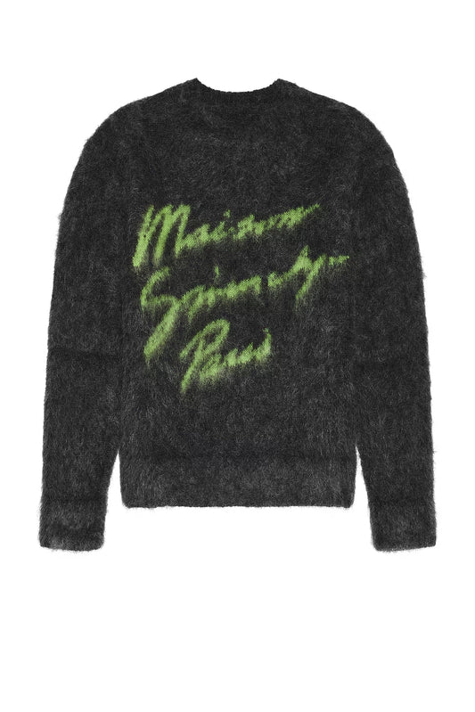 GIVENCHY MOHAIR CREW NECK SWEATER