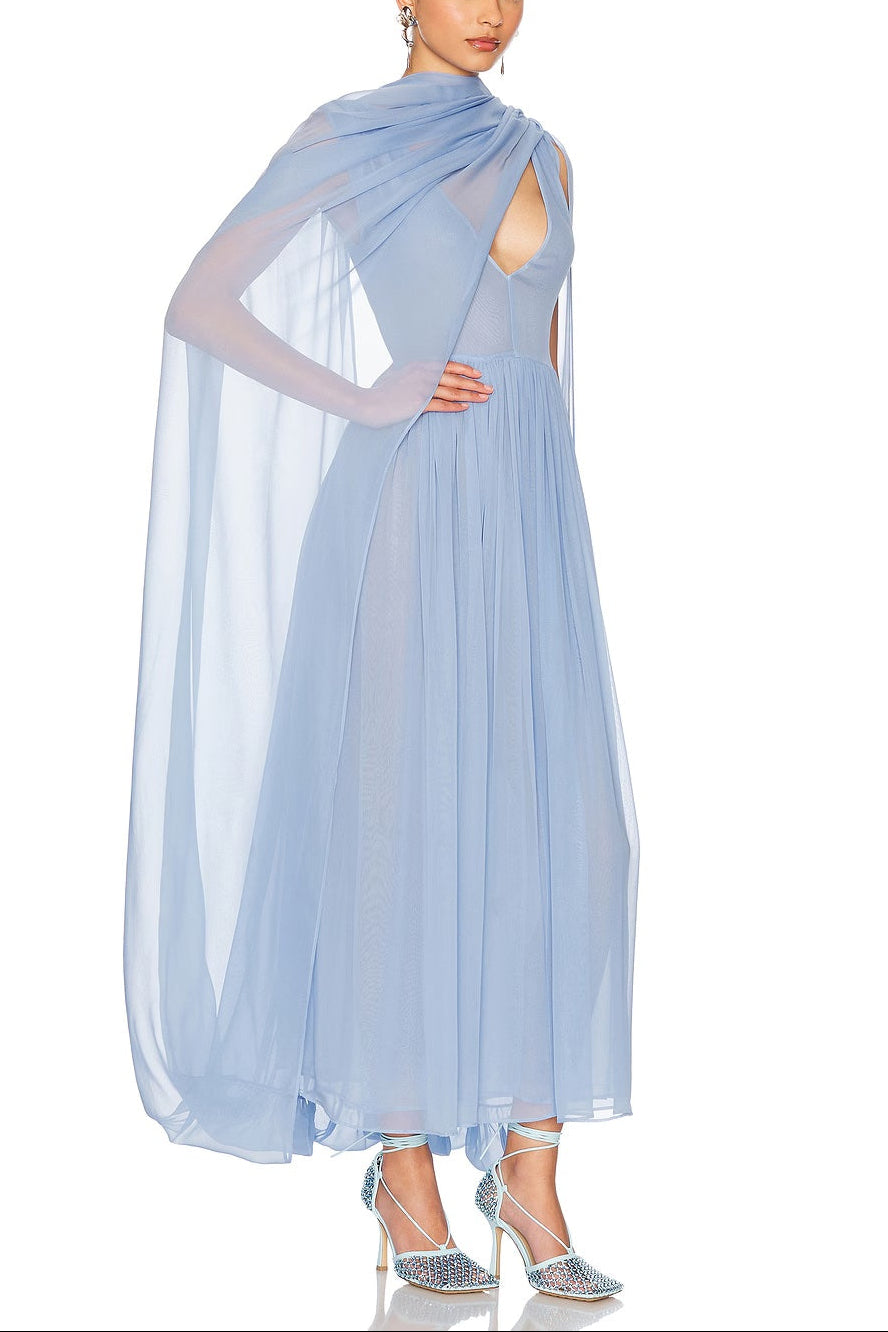 HELSA  SABINE DRESS IN SILK CHIFFON