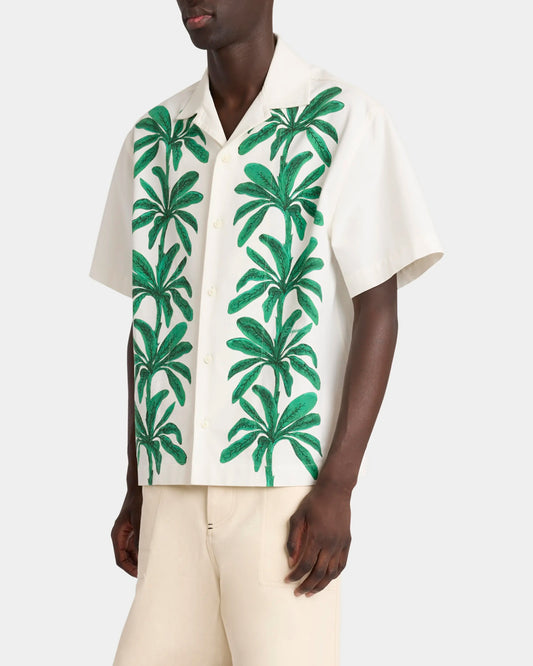 JACQUEMUS LA CEHMISE JEAN CAMP SHIRT