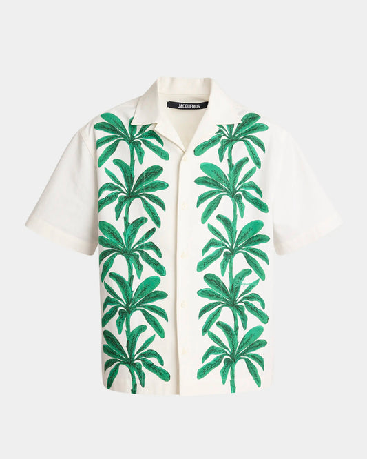 JACQUEMUS LA CEHMISE JEAN CAMP SHIRT