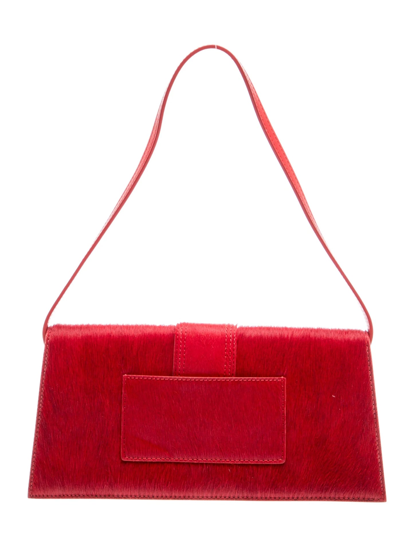 JACQUEMUS LE BAMBINO PONYHAIR SHOULDER BAG