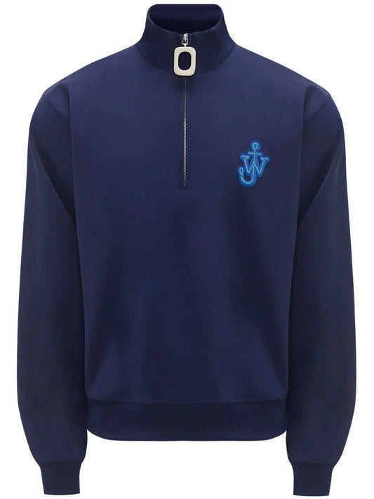 JW ANDERSON ANCHOR HALF-ZIP TRACK TOP