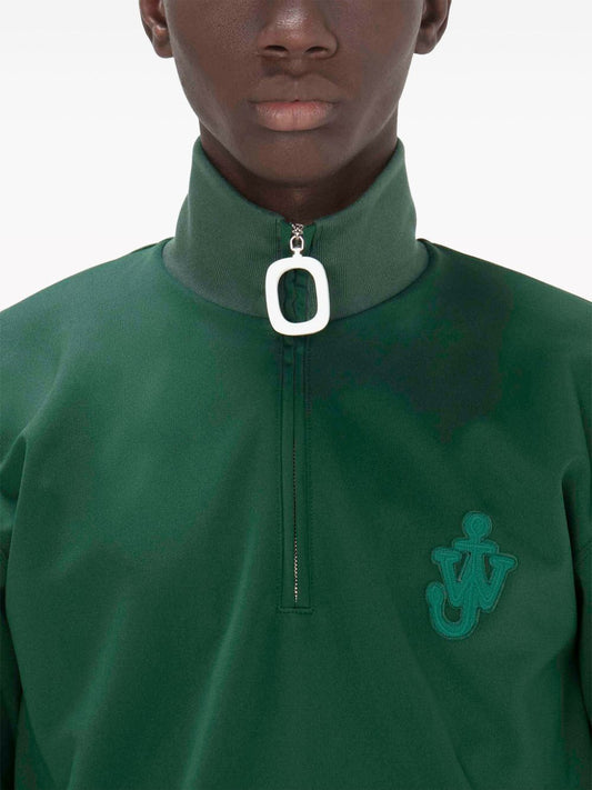 JW ANDERSON ANCHOR HALF-ZIP TRACK TOP