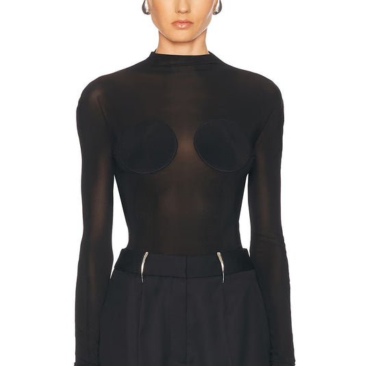 JEAN PAUL GAULTIER BACKLESS LONG SLEEVE TOP