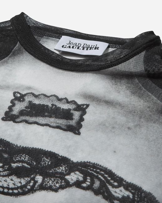 JEAN PAUL GAULTIER BODY LACE MARINIERE TOP