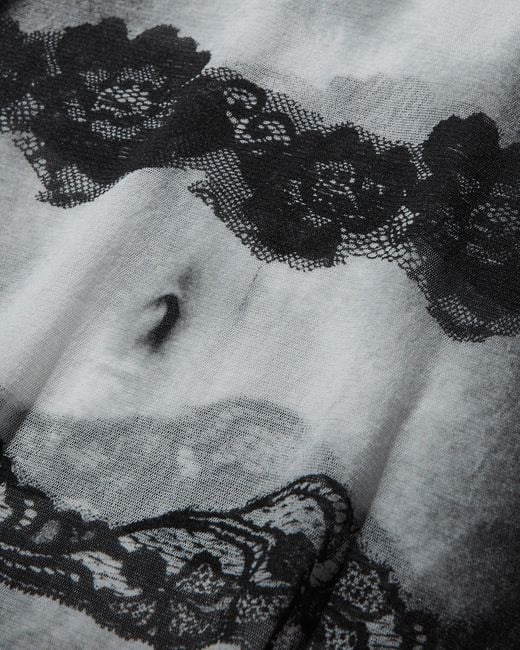 JEAN PAUL GAULTIER BODY LACE MARINIERE TOP