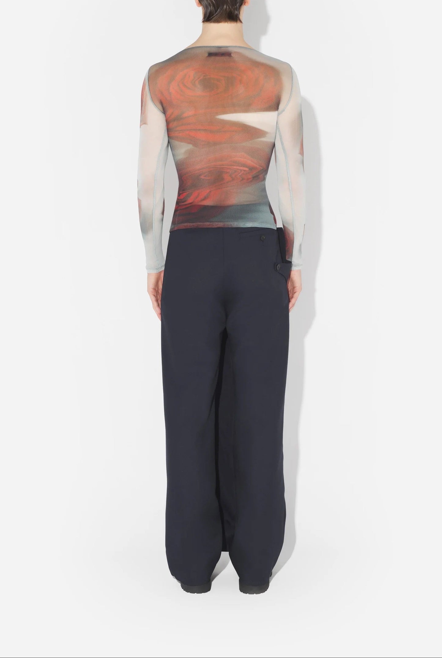 JEAN PAUL GAULTIER THE BLURRY ROSES TOP