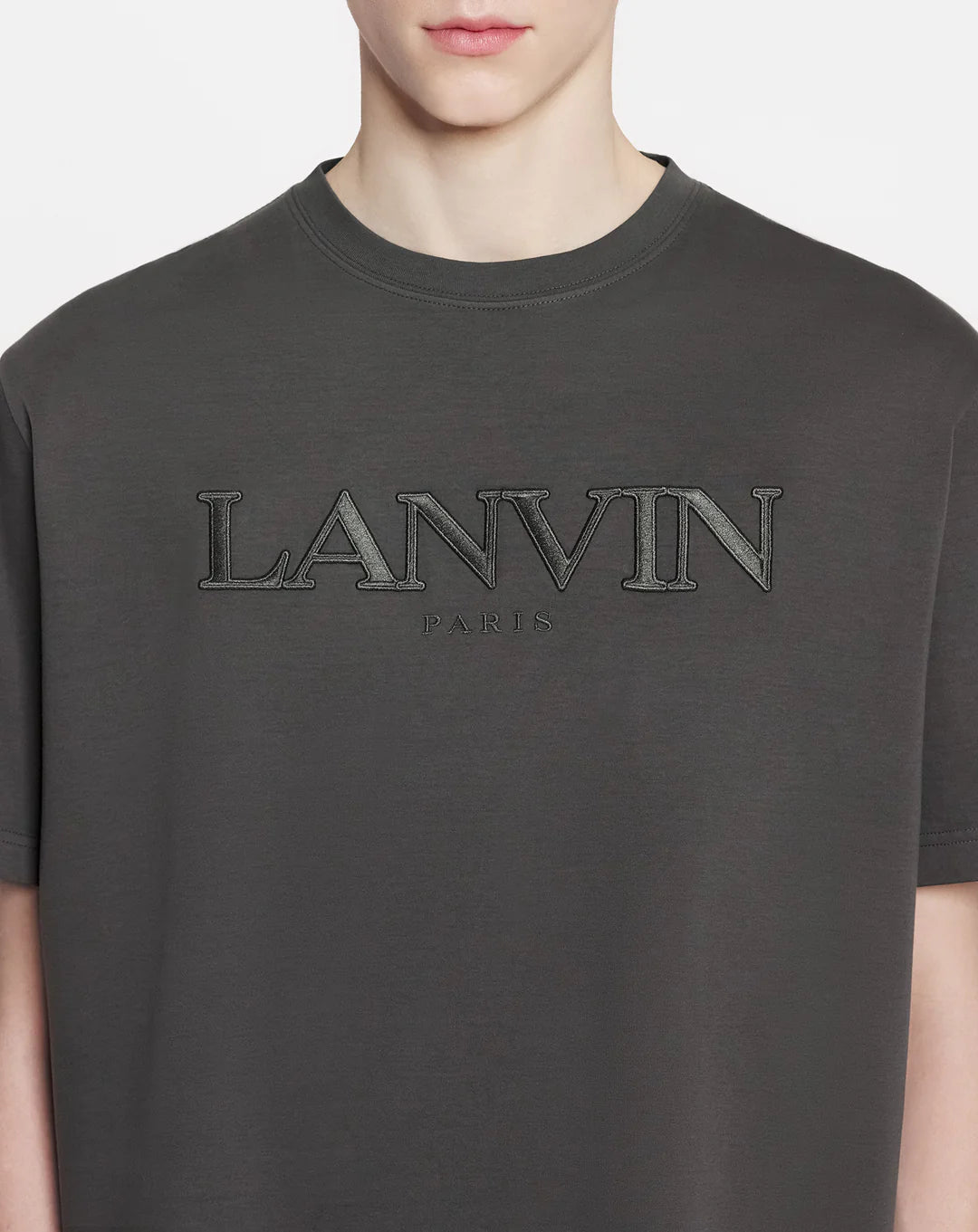 LANVIN CLASSIC EMBROIDERED TEE