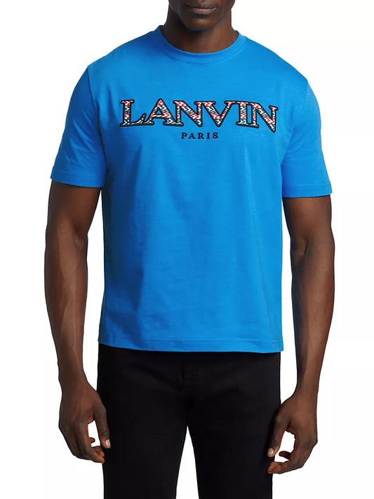 LANVIN CURB LOGO TEE