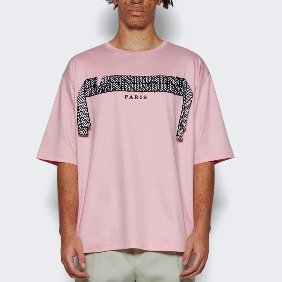 LANVIN CRAZY CURB EMBROIDERED T-SHIRT