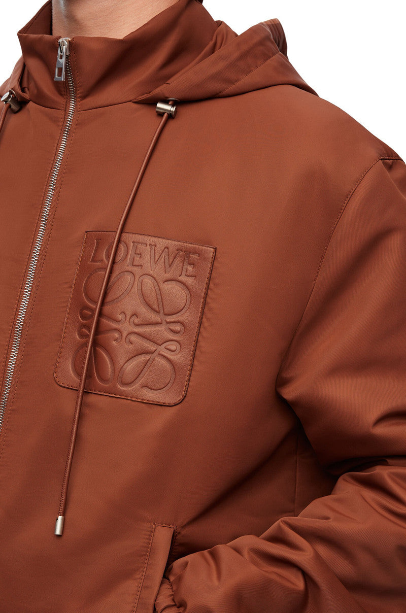 LOEWE HOODED ANAGRAM PUFFER JACKET