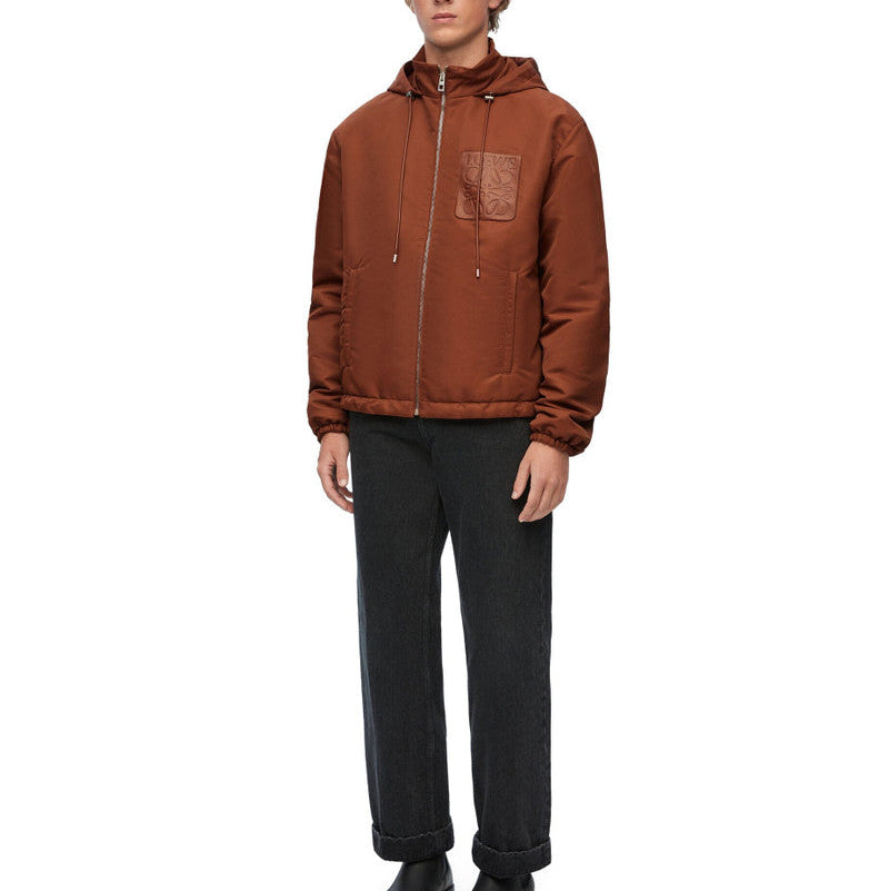 LOEWE HOODED ANAGRAM PUFFER JACKET